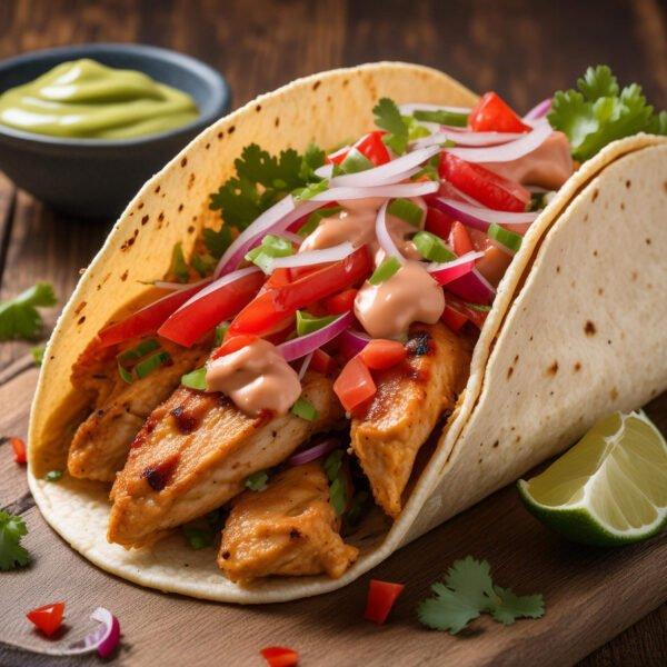 Chicken Fajita taco