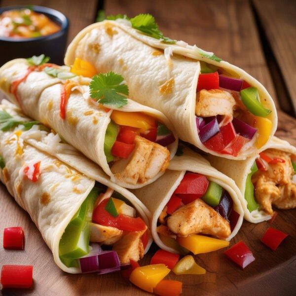 Fajita Chicken Flautas